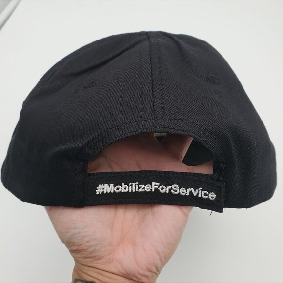 T-Mobile Tuesdays Patriotic U.S.A  Flag Adjustable Strap Black Baseball Cap - Picture 4 of 6